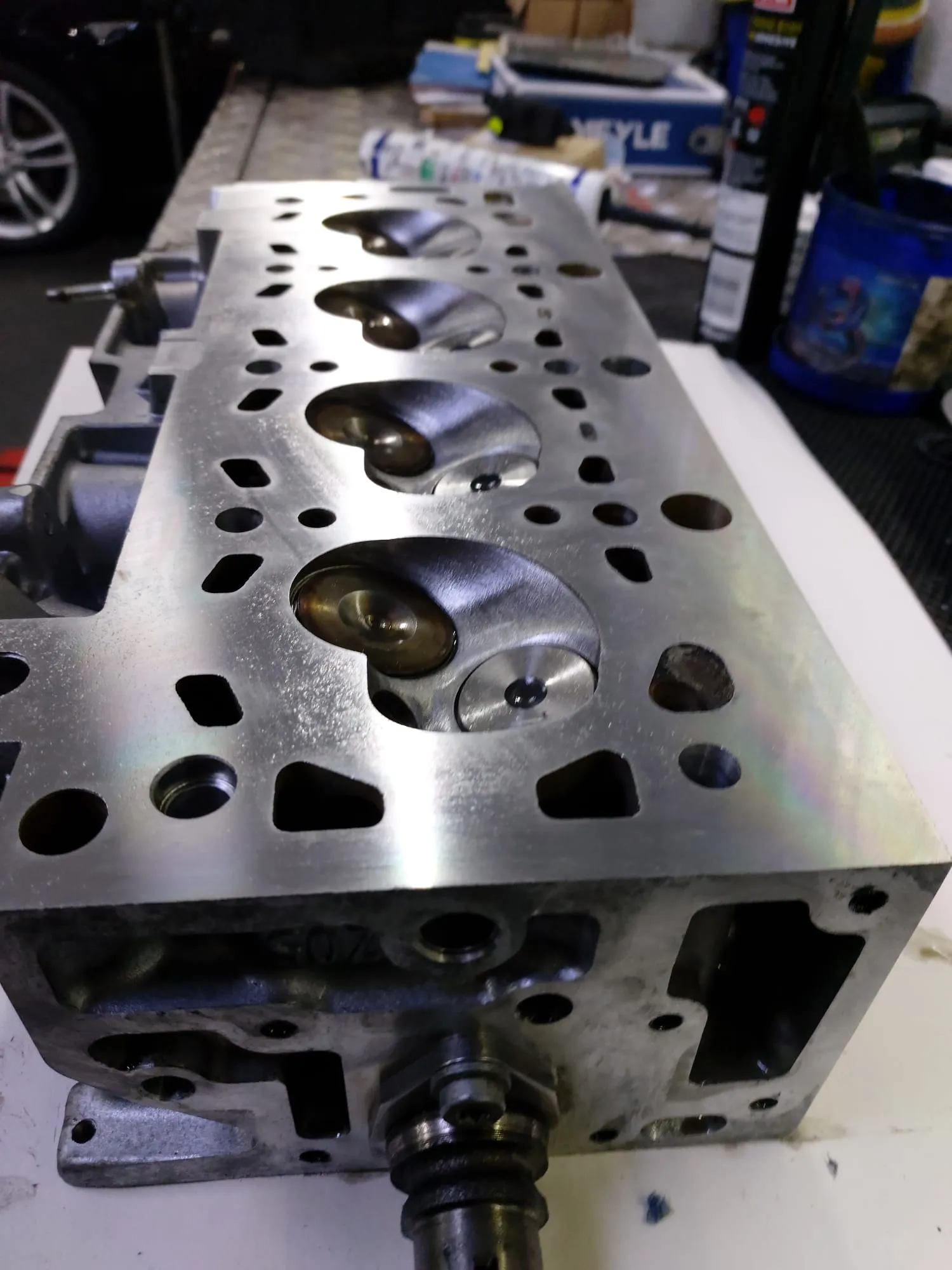 car engine plate