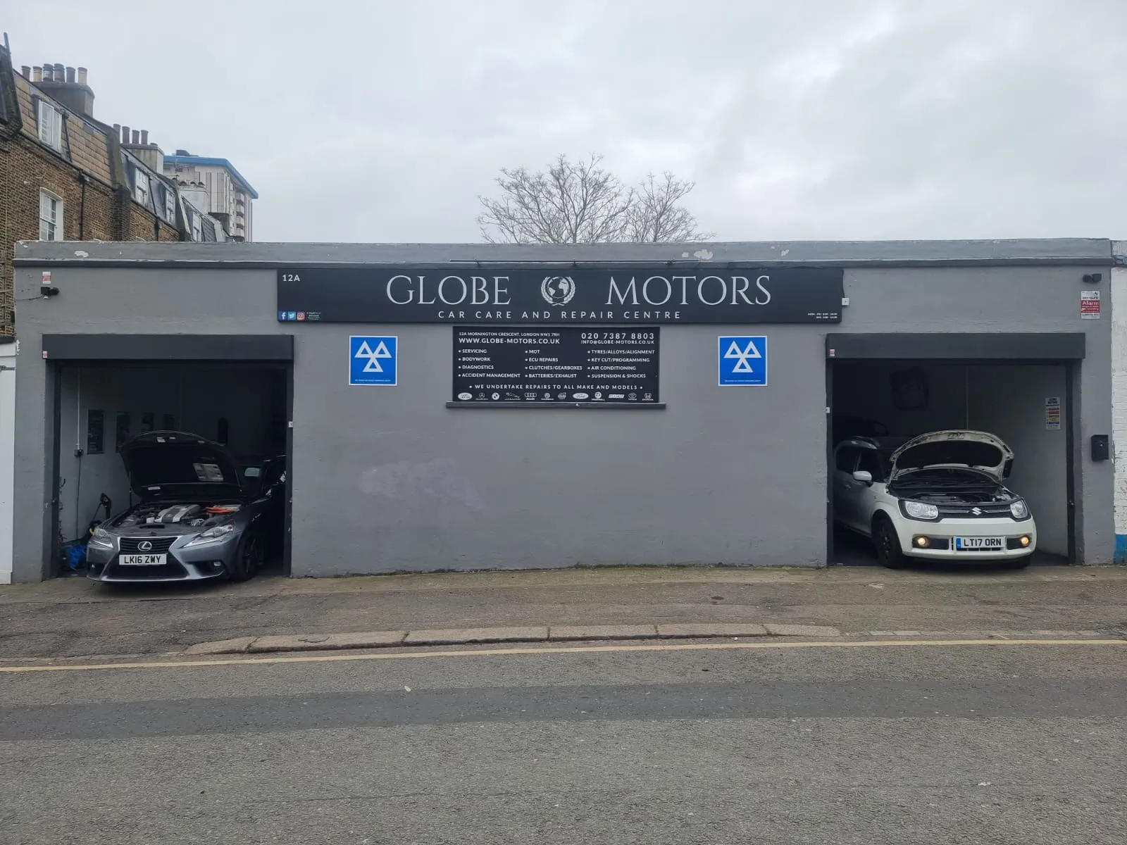 Globe Motors front